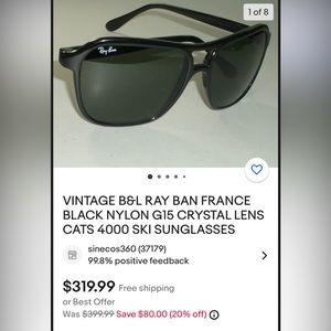 RayBan Cats Baushe&Lomb